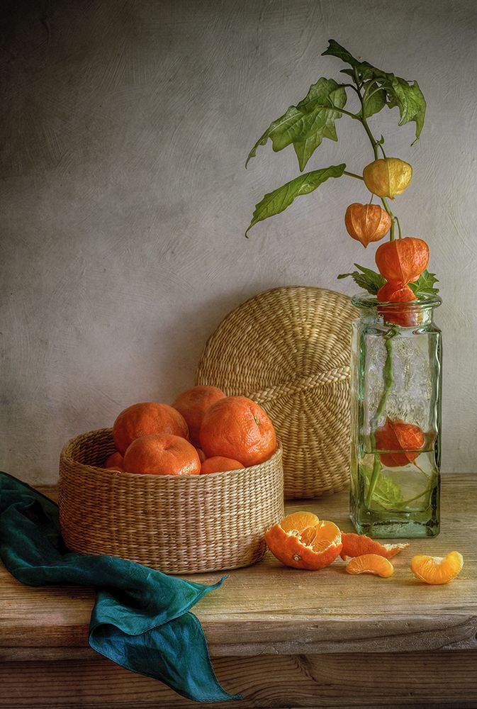 Wall Art Painting id:465894, Name: Still Life With Clementines, Artist: Disher, Mandy