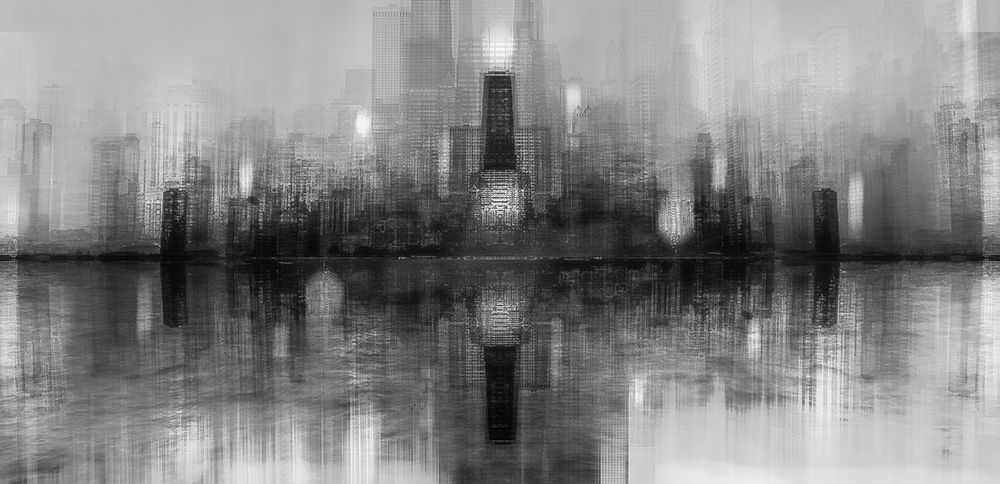 Wall Art Painting id:466368, Name: Chicago Skyline, Artist: Chiriaco, Carmine