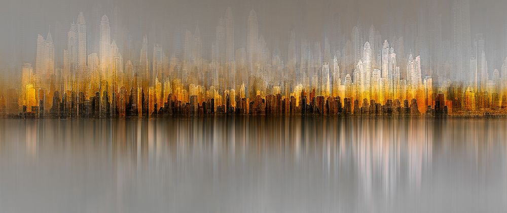 Wall Art Painting id:466535, Name: Dubai Skyline, Artist: Chiriaco, Carmine