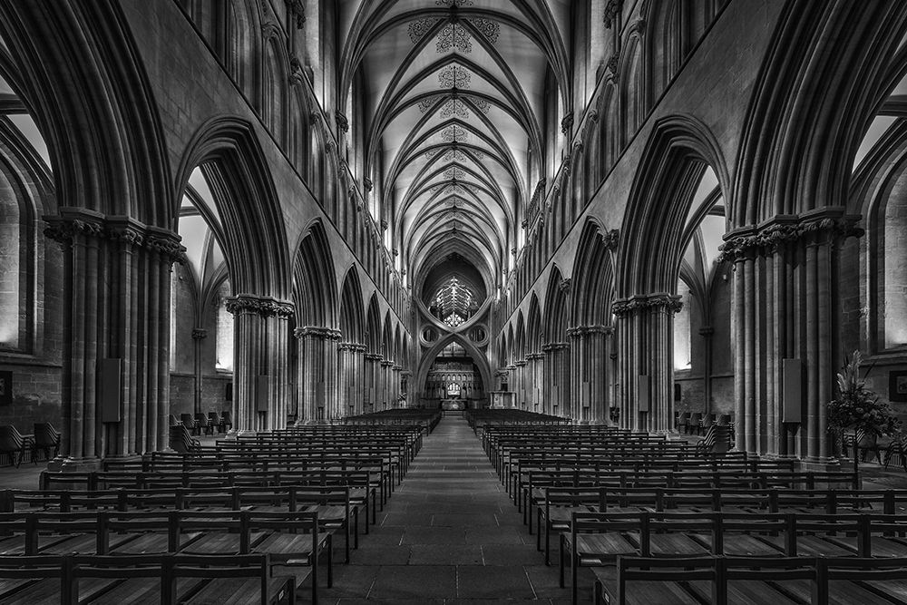 Wall Art Painting id:586905, Name: Wells Cathedral, Artist: Aurednik, Patrick