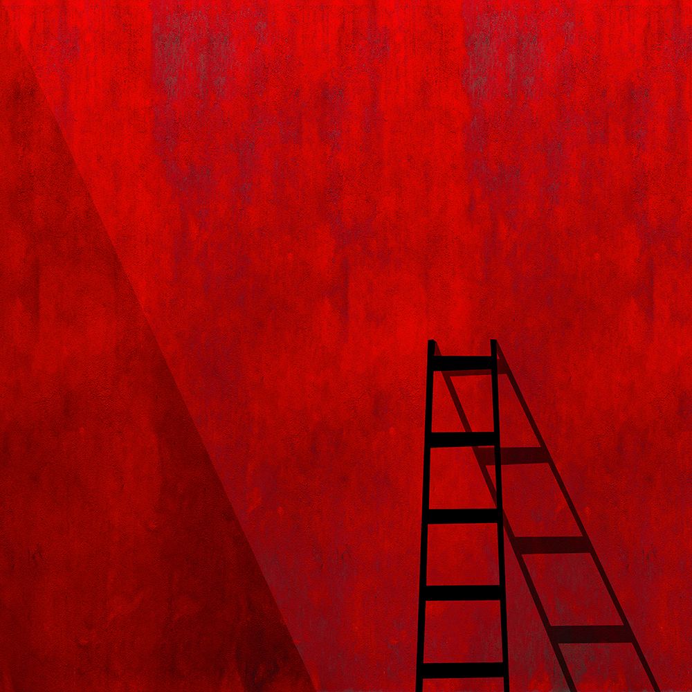 Wall Art Painting id:494311, Name: The Red Wall, Artist: Schuster, Inge