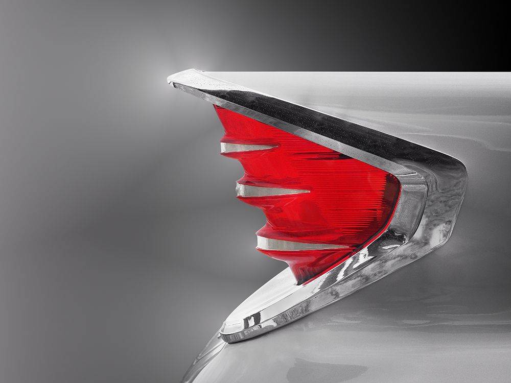 Wall Art Painting id:494654, Name: Us Classic Car 1960 Fire Flite Tail Fin Abstract, Artist: Gube, Beate