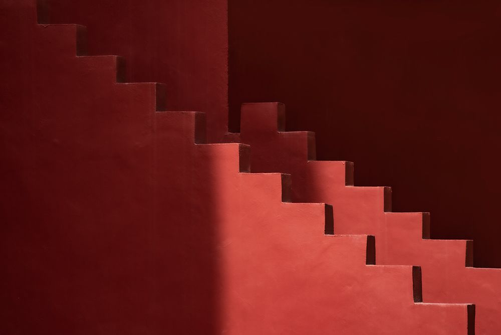 Wall Art Painting id:494916, Name: Muralla Roja #12, Artist: Wride, Linda