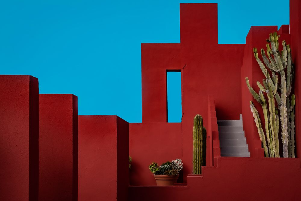 Wall Art Painting id:494917, Name: Muralla Roja #15, Artist: Wride, Linda