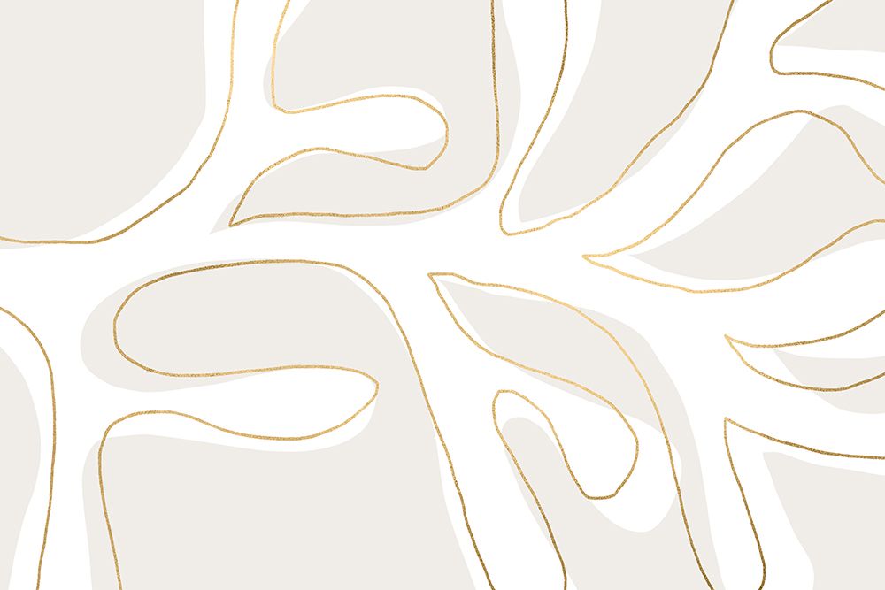 Wall Art Painting id:495096, Name: Abstract Twig White And Gold, Artist: Uplusmestudio