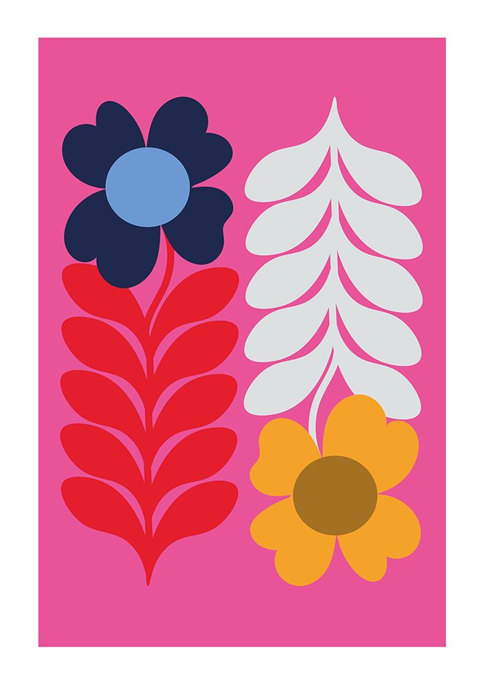 Wall Art Painting id:565475, Name: Flowers Pink, Artist: Collett, Frances