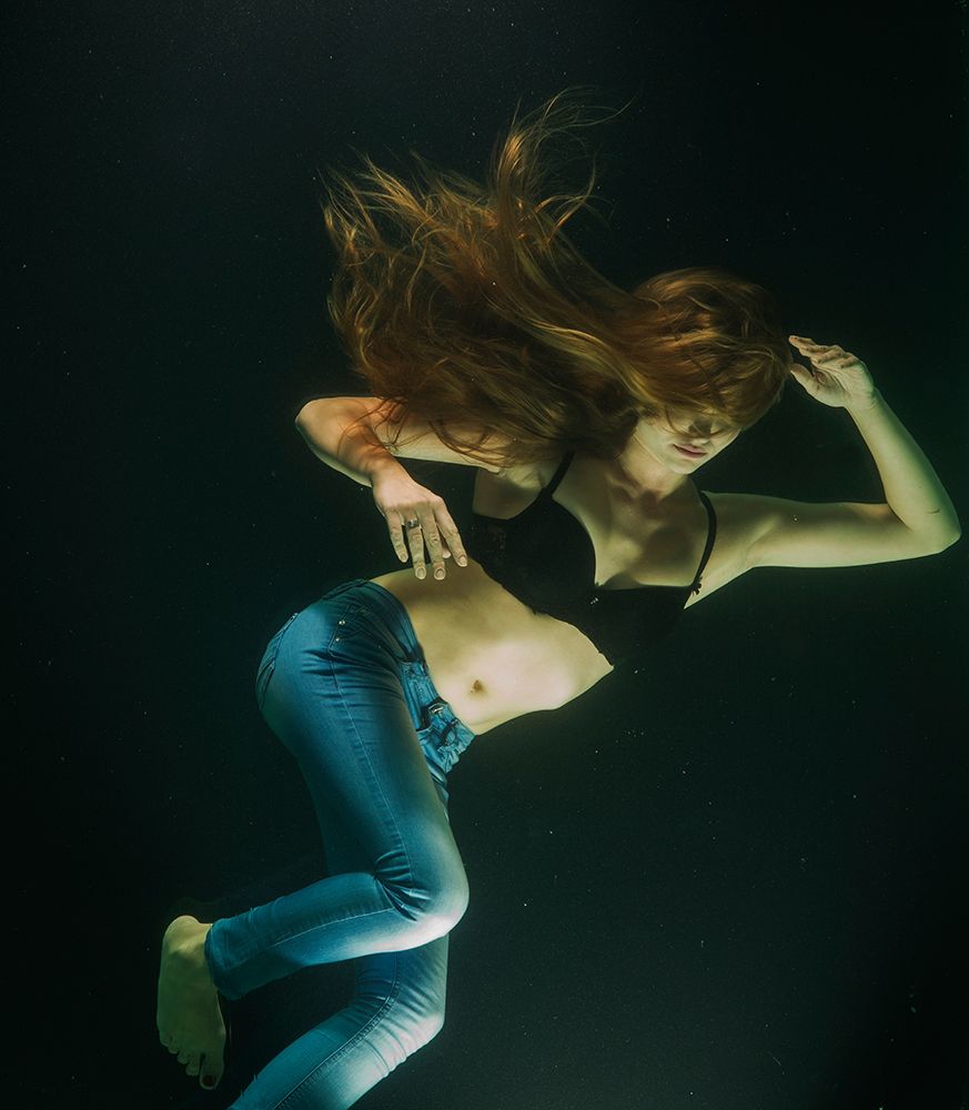 Wall Art Painting id:619360, Name: Underwater Artistic Portrait Shooting, Artist: Akyurt, Engin