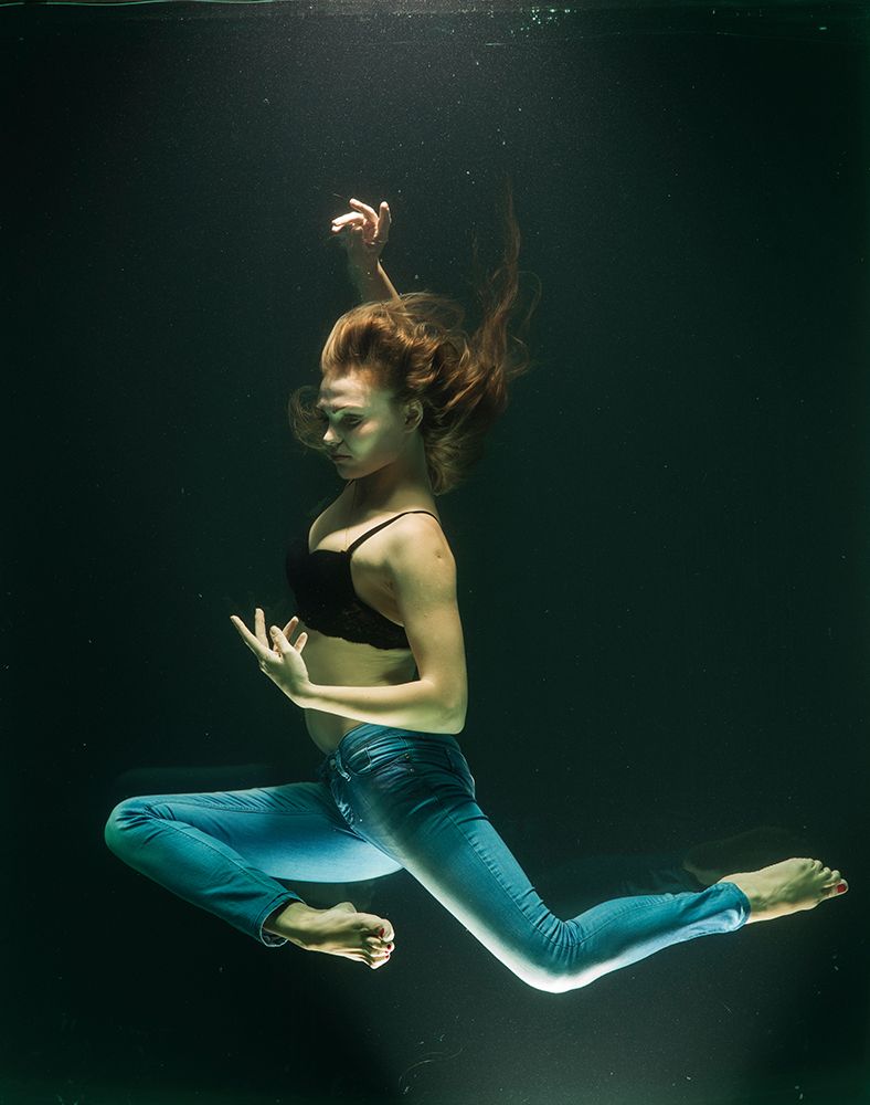 Wall Art Painting id:619364, Name: Underwater Artistic Portrait Shooting, Artist: Akyurt, Engin