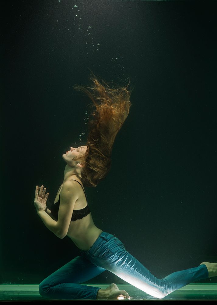 Wall Art Painting id:619369, Name: Underwater Artistic Portrait Shooting, Artist: Akyurt, Engin