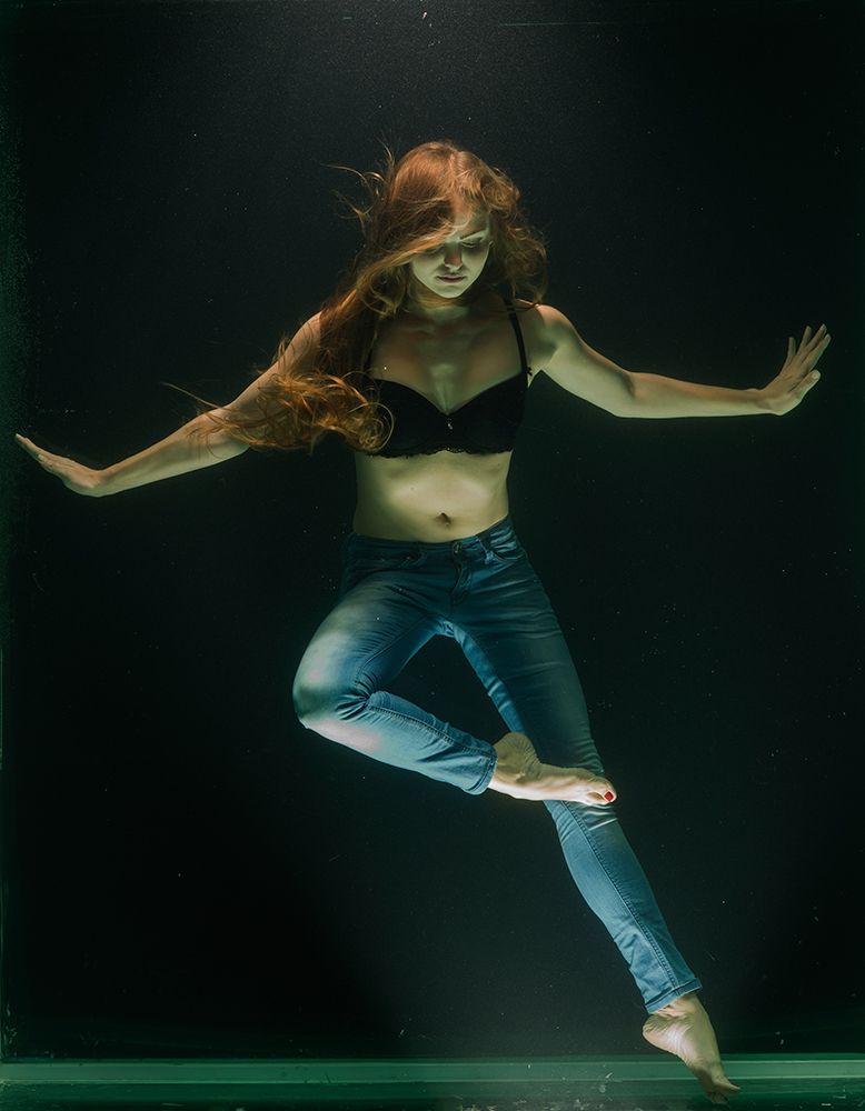 Wall Art Painting id:619375, Name: Underwater Artistic Portrait Shooting, Artist: Akyurt, Engin