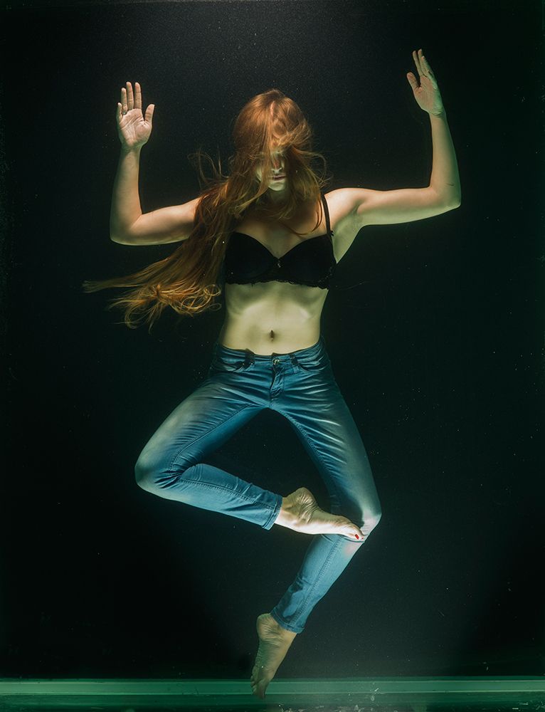 Wall Art Painting id:619376, Name: Underwater Artistic Portrait Shooting, Artist: Akyurt, Engin