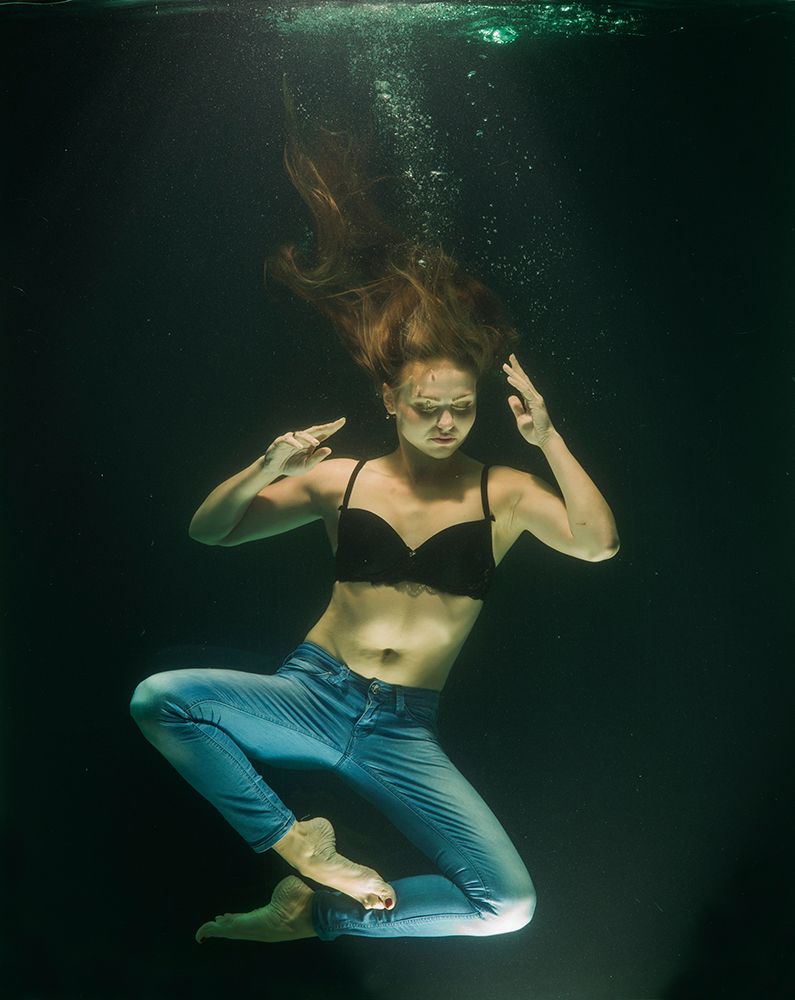 Wall Art Painting id:619379, Name: Underwater Artistic Portrait Shooting, Artist: Akyurt, Engin