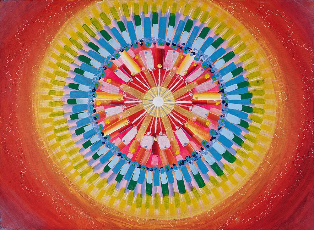 Wall Art Painting id:593201, Name: Mandala Energy, Artist: Diener, Amy