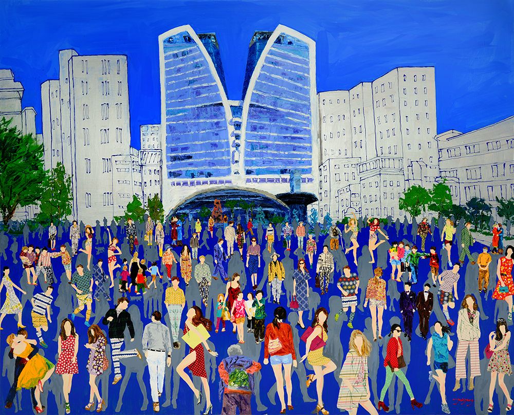 Wall Art Painting id:669923, Name: City Life, Artist: Park, Jukyong