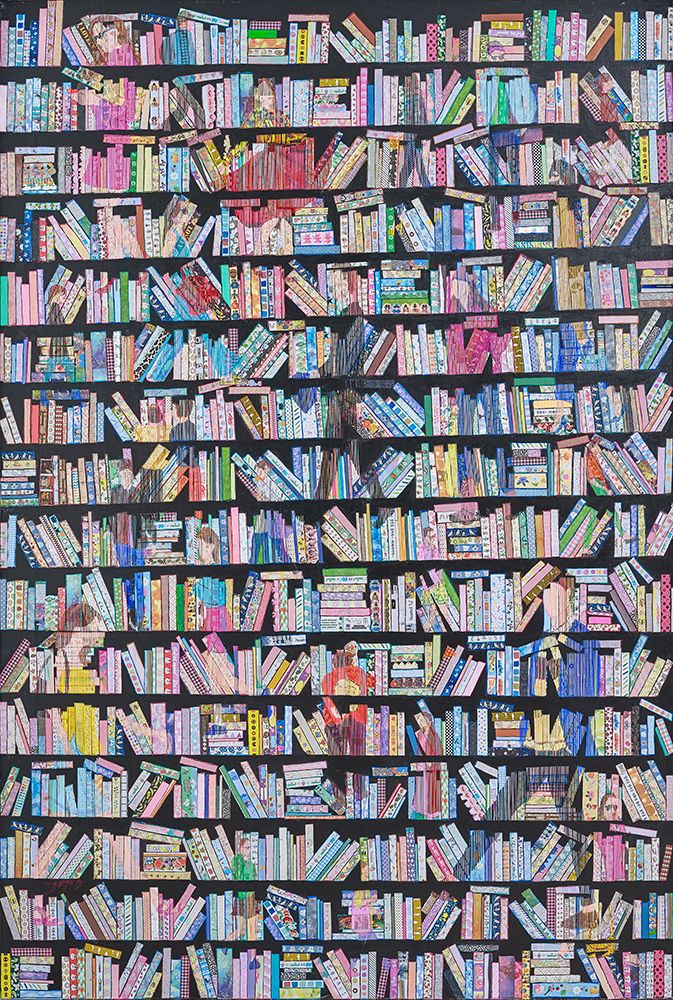 Wall Art Painting id:681168, Name: Book Cafe, Artist: Park, Jukyong