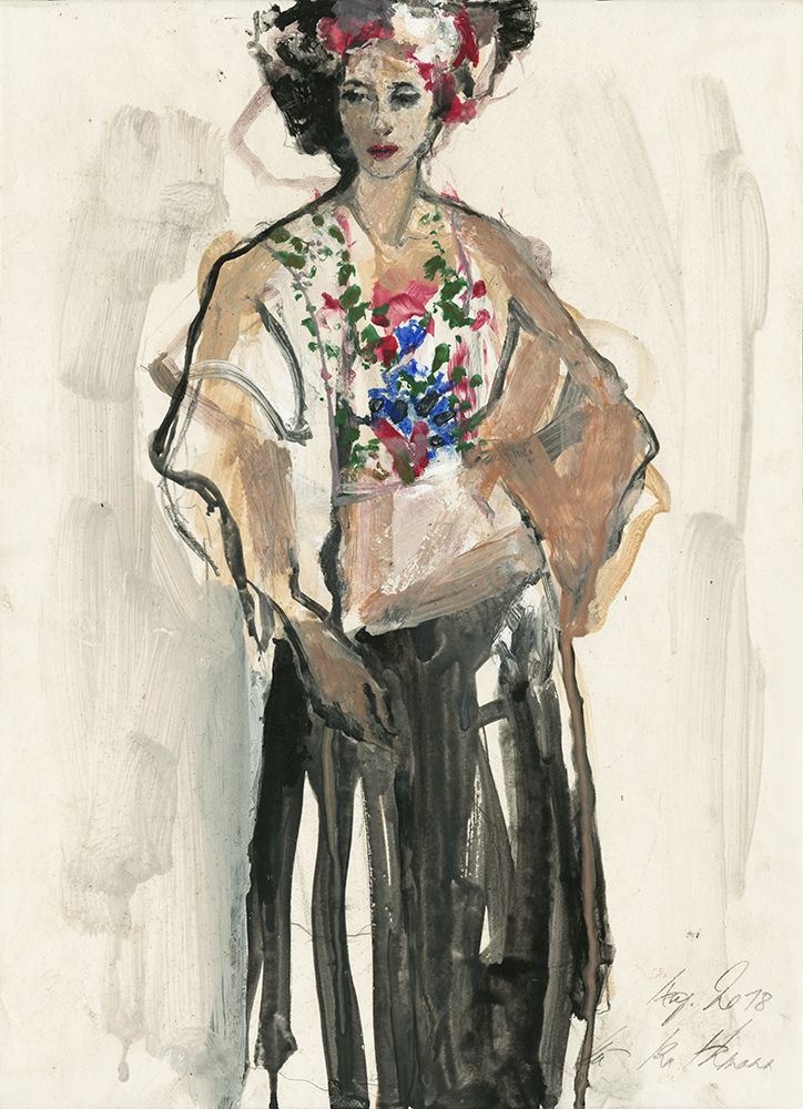 Wall Art Painting id:682682, Name: Hommage An Frida Kahlo XVII, Artist: Rathmann, Ute