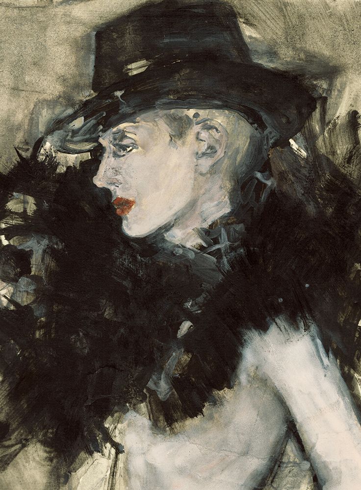 Wall Art Painting id:710143, Name: Hommage An Jeanne Mammen IX, Artist: Rathmann, Ute