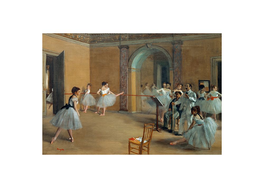 Wall Art Painting id:712165, Name: The Dance Foyer At the Opera On the Rue Le Peletier No.2, Artist: Degas, Edgar