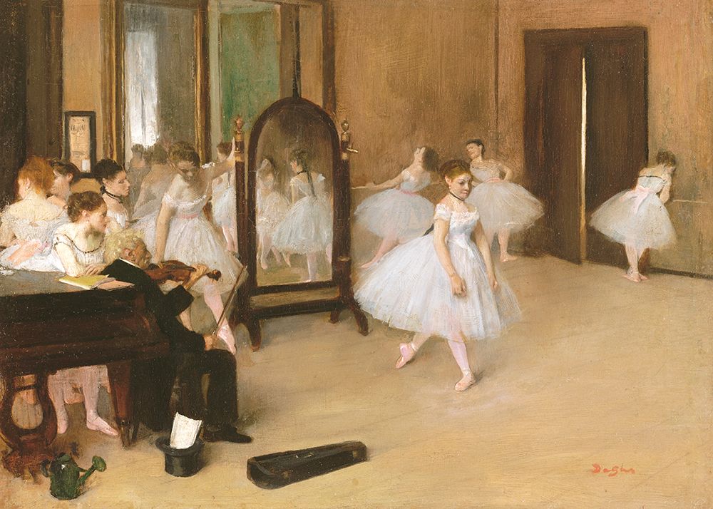 Wall Art Painting id:712169, Name: The Dancing Class, Artist: Degas, Edgar