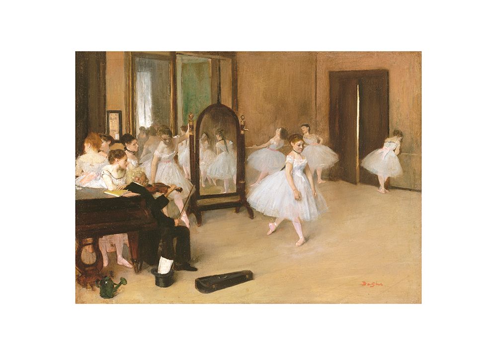 Wall Art Painting id:712170, Name: The Dancing Class No.2, Artist: Degas, Edgar