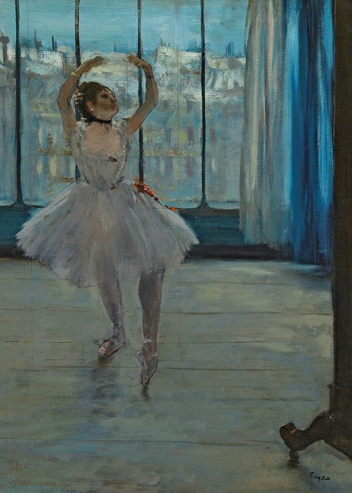 Wall Art Painting id:712181, Name: Dancer Posing for a Photographer, Artist: Degas, Edgar