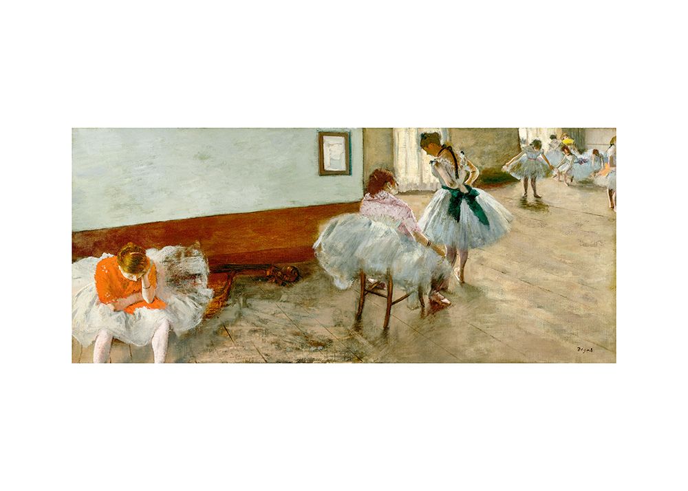 Wall Art Painting id:712183, Name: The Dance Lesson No.2, Artist: Degas, Edgar