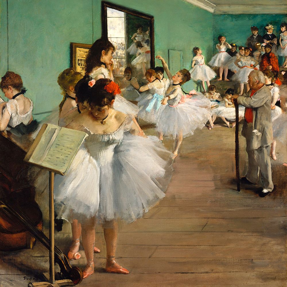 Wall Art Painting id:712184, Name: The Dance Class, Artist: Degas, Edgar