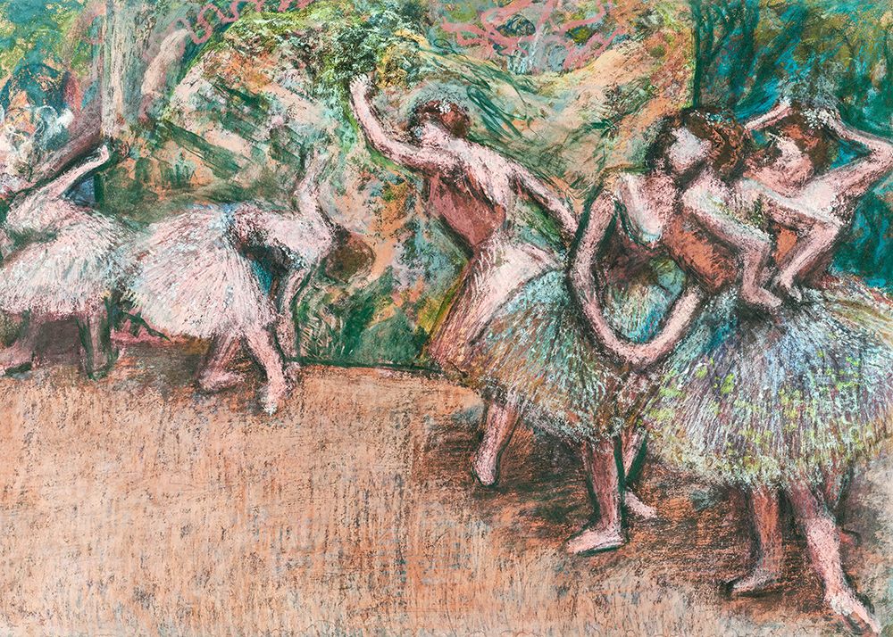 Wall Art Painting id:712197, Name: Ballet Scene, Artist: Degas, Edgar