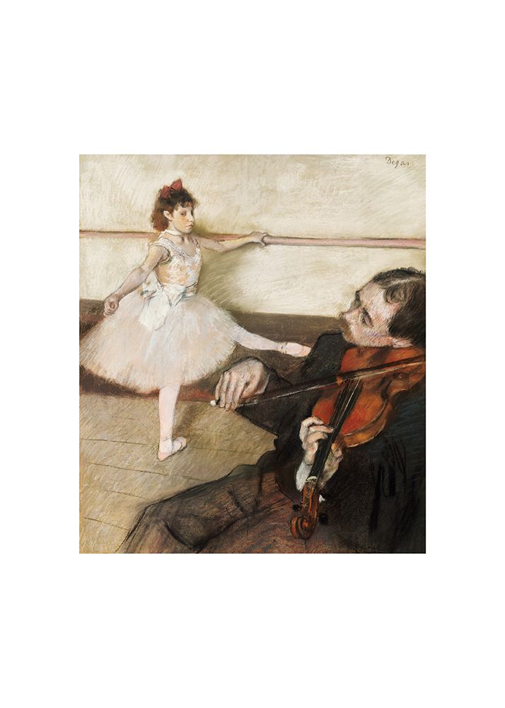 Wall Art Painting id:712213, Name: The Dance Lesson No.2, Artist: Degas, Edgar