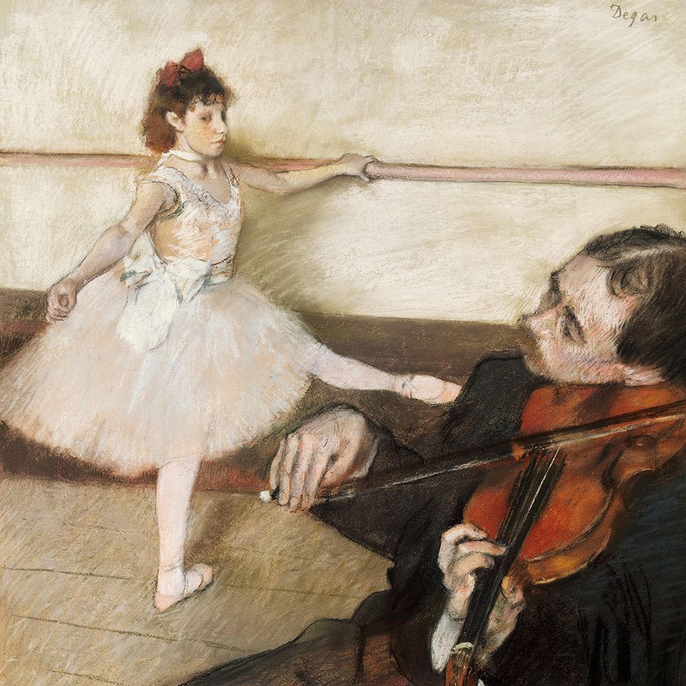 Wall Art Painting id:712214, Name: The Dance Lesson, Artist: Degas, Edgar