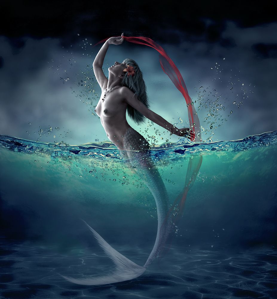 Wall Art Painting id:100436, Name: Ariel, Artist: Laudin, Dmitry