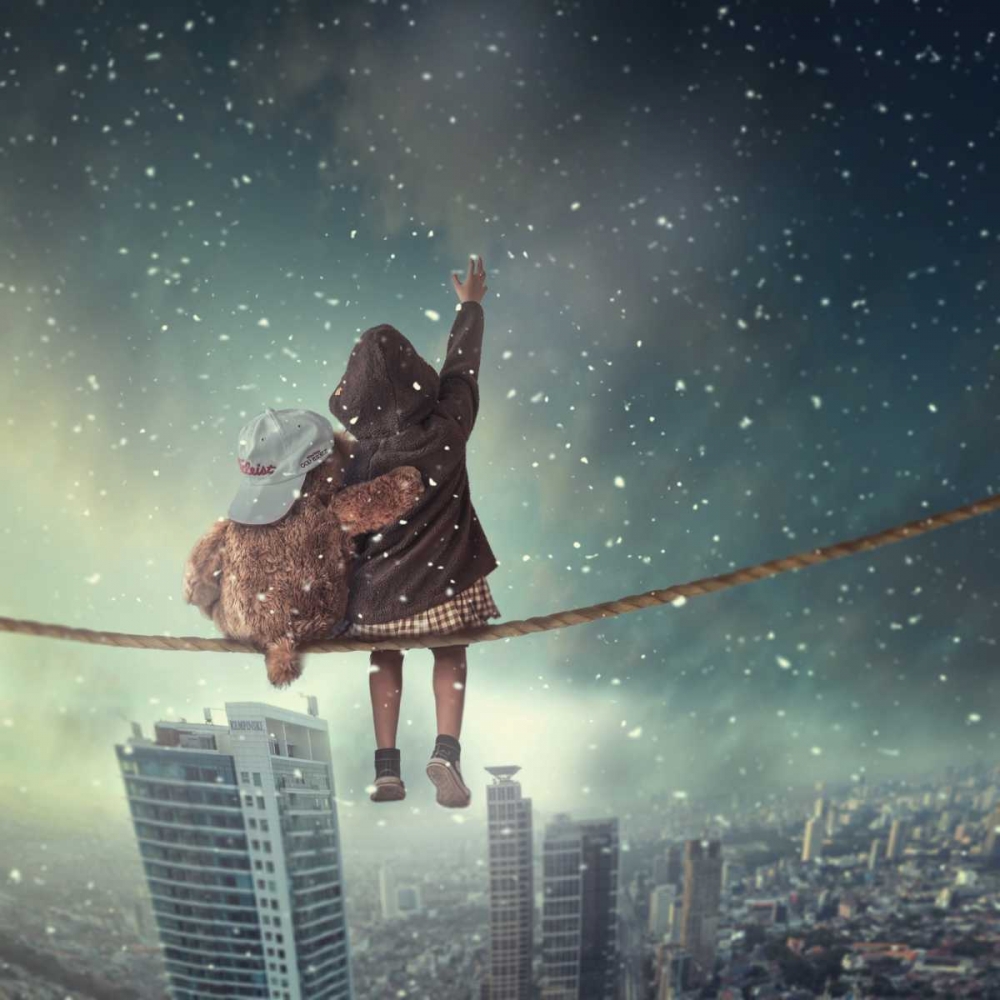 Wall Art Painting id:101508, Name: Let It Snow, Artist: Hardibudi