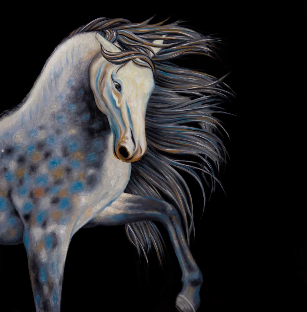 Wall Art Painting id:150866, Name: Abstract Horse, Artist: Atelier B Art Studio