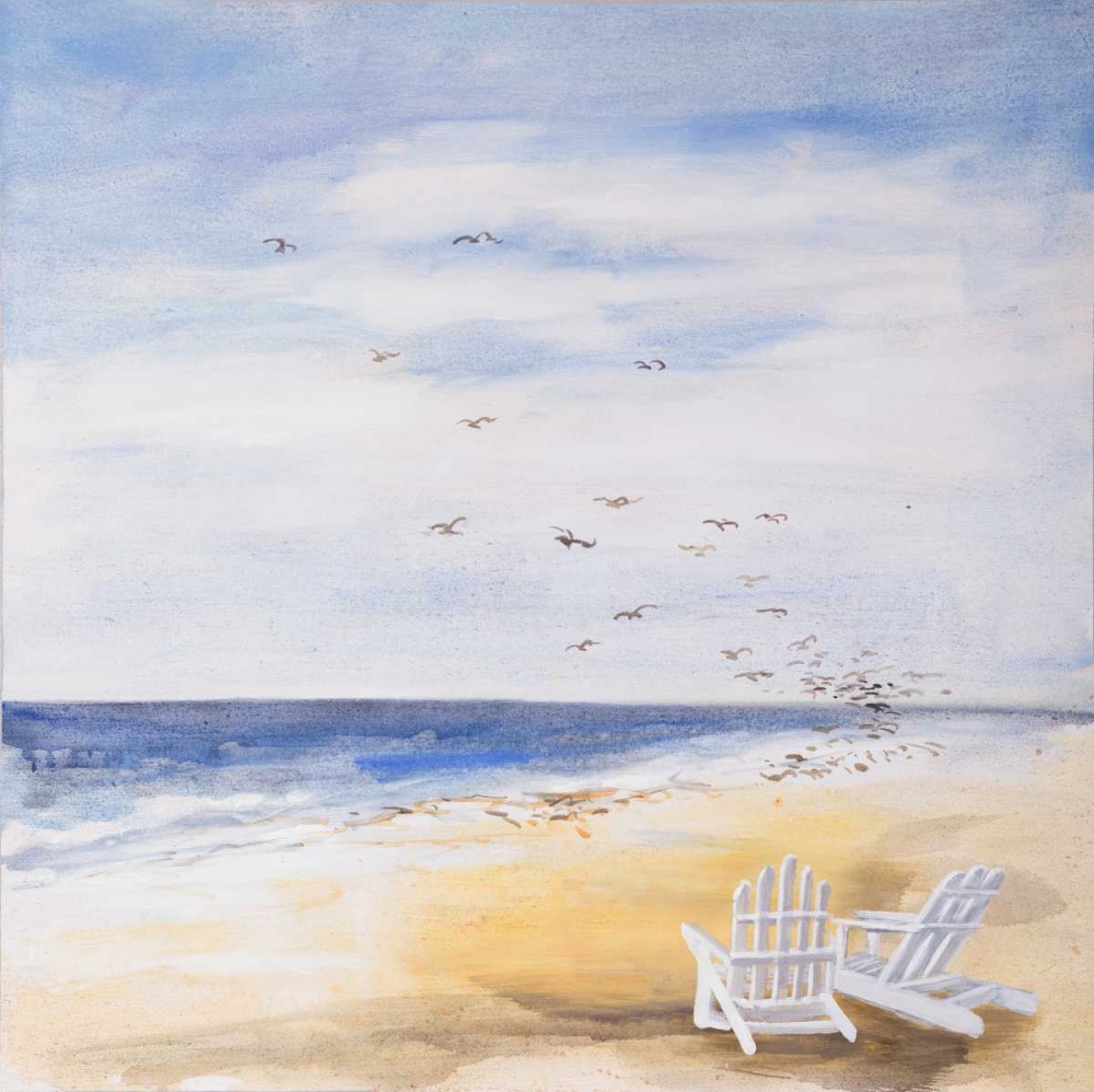 Wall Art Painting id:150914, Name: Day at the Beach, Artist: Atelier B Art Studio