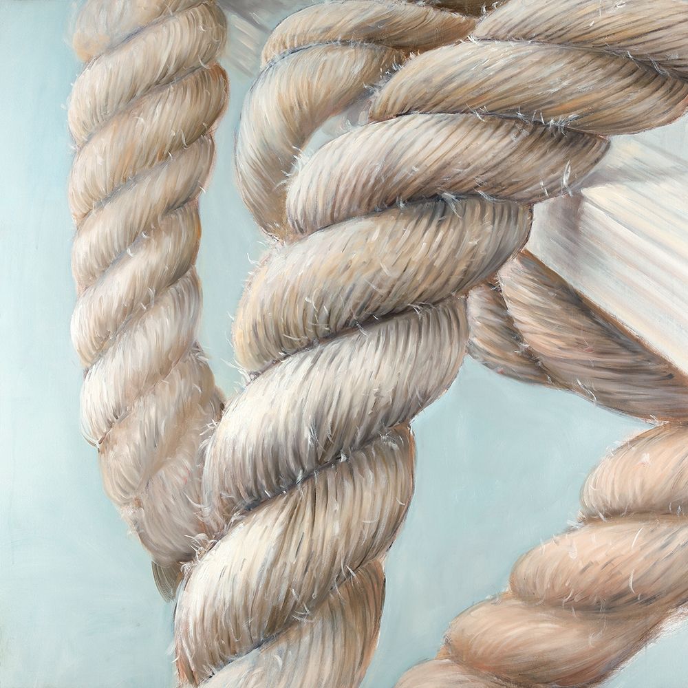 Wall Art Painting id:194017, Name: Boat Rope Knot Closeup, Artist: Atelier B Art Studio
