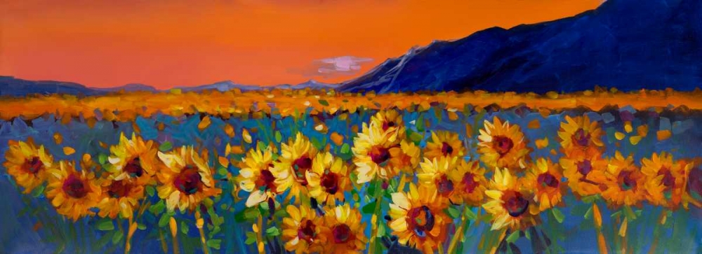 Wall Art Painting id:163052, Name: Sunflower Fields, Artist: Atelier B Art Studio