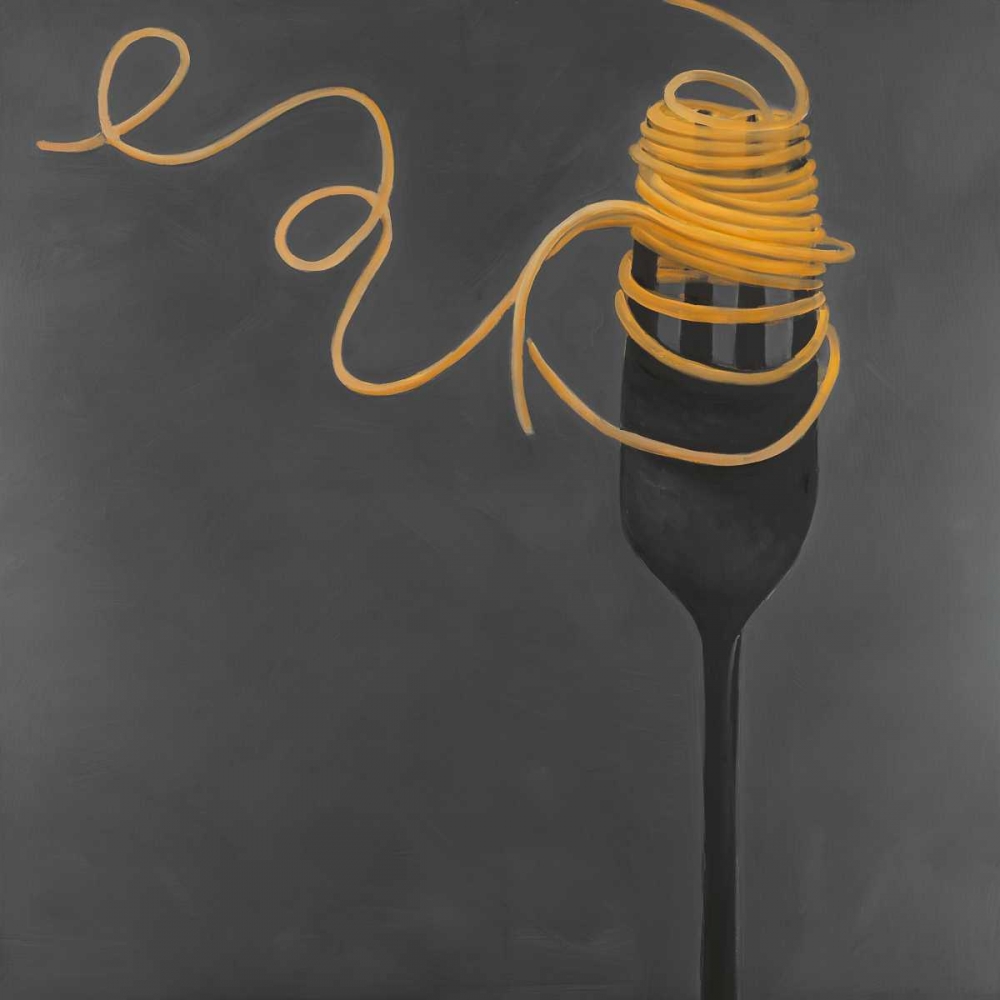 Wall Art Painting id:154162, Name: Spaghetti Pasta around the Fork, Artist: Atelier B Art Studio