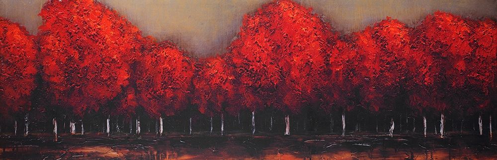 Wall Art Painting id:276026, Name: RED TREES BY A DARK DAY, Artist: Atelier B Art Studio