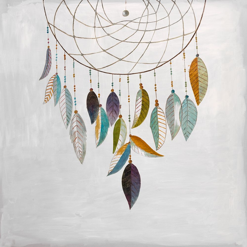 Wall Art Painting id:212023, Name:  DREAMCATCHER WITH FEATHERS, Artist: Atelier B Art Studio