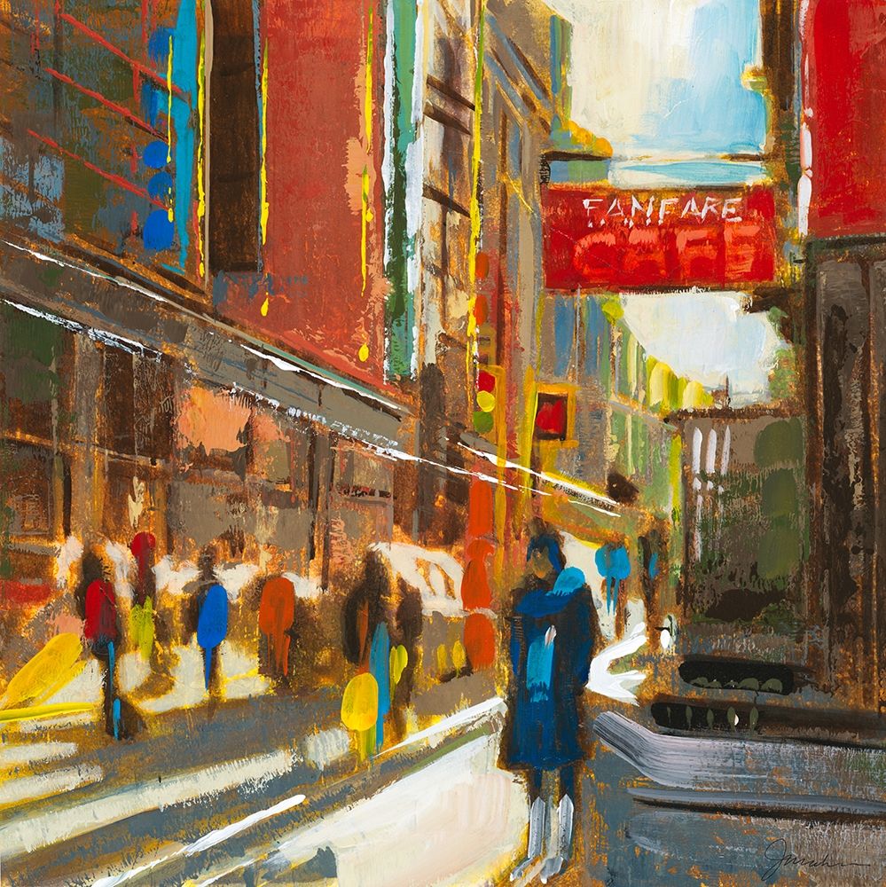 Wall Art Painting id:263217, Name: Bright Lights, Big City III, Artist: Jardine, Liz