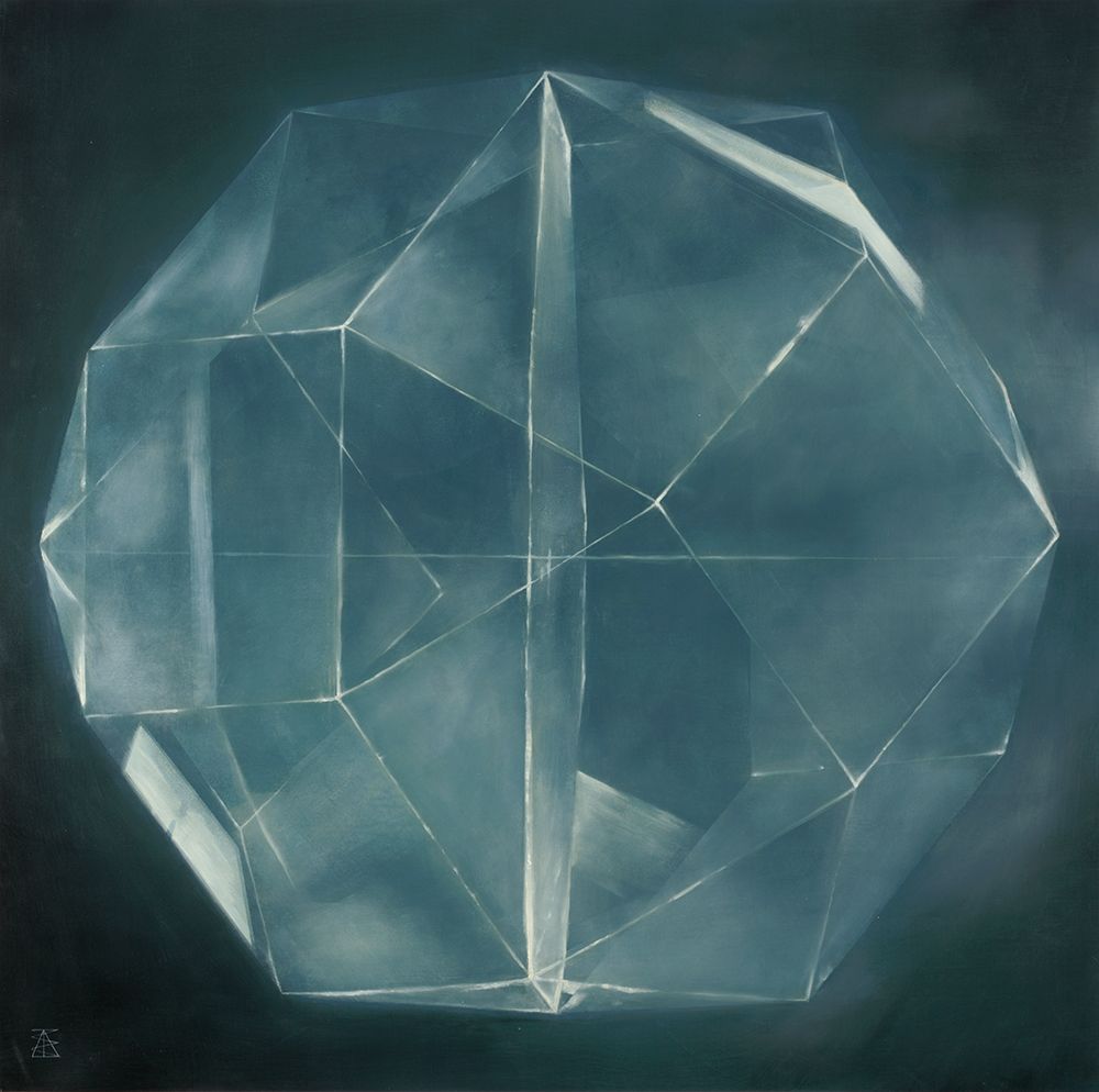 Art Print: Crystal in Blue