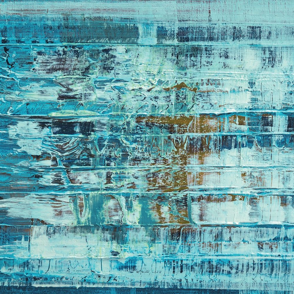 Wall Art Painting id:234180, Name: Turquoise Abstract, Artist: Anonymous