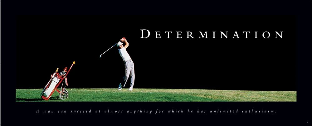 Wall Art Painting id:242285, Name: Determination - Golfer, Artist: Frontline