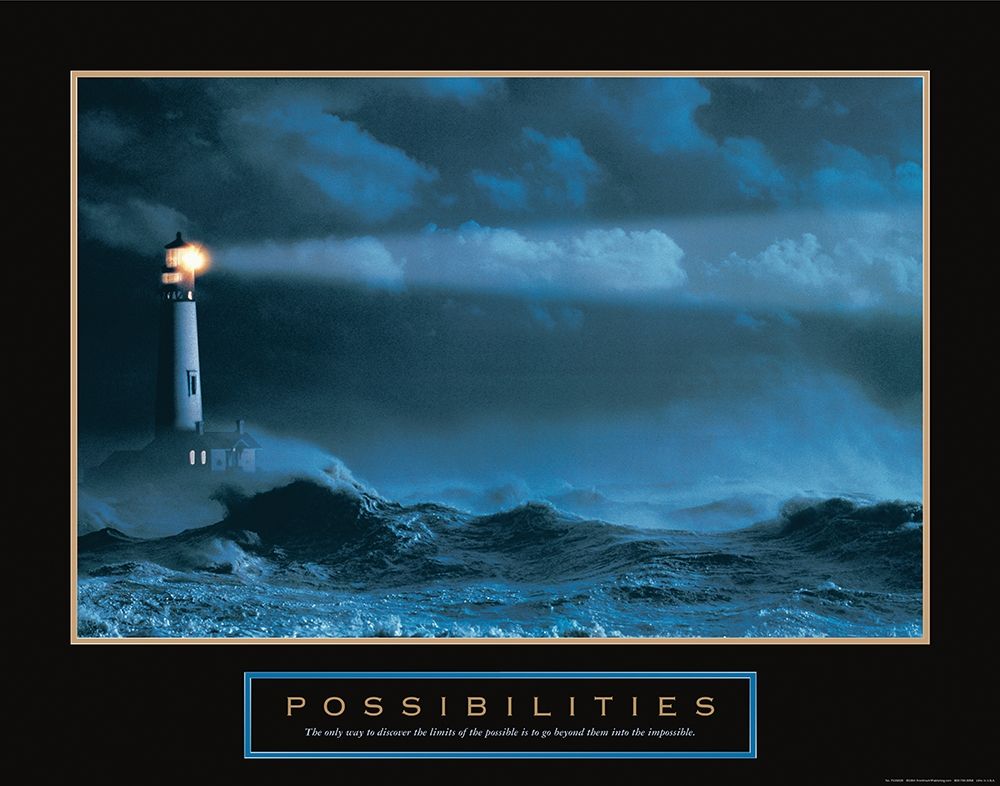 Wall Art Painting id:243808, Name: Possibilities - Lighthouse, Artist: Frontline
