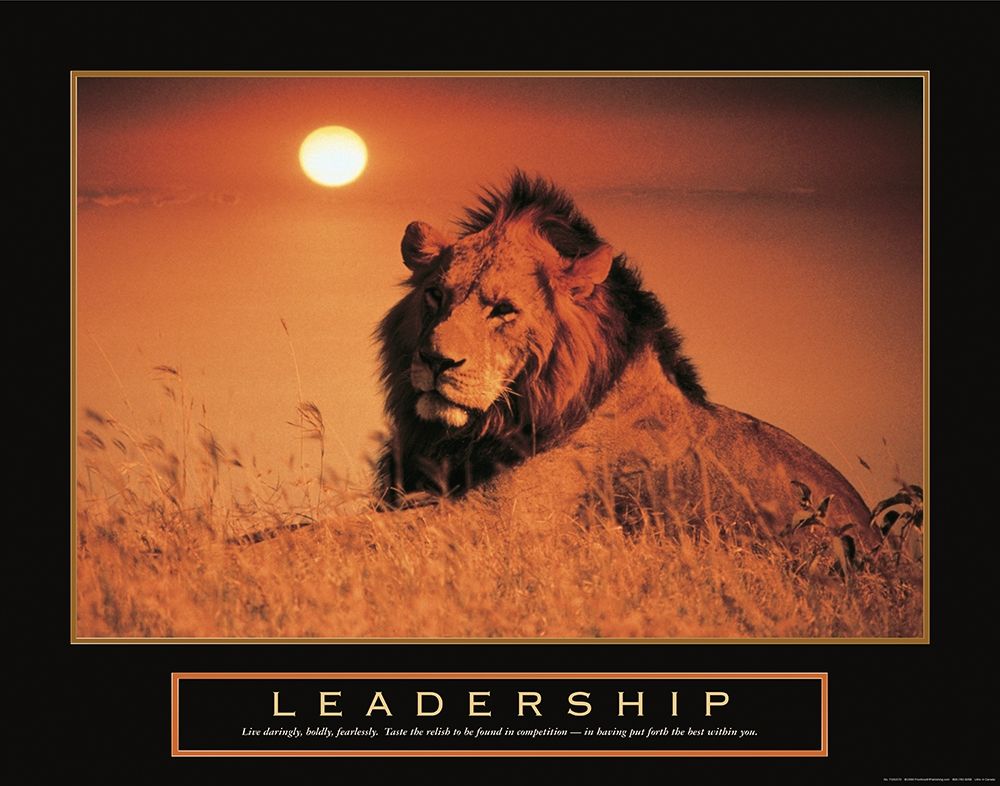 Wall Art Painting id:243810, Name: Leadership - Lion, Artist: Frontline