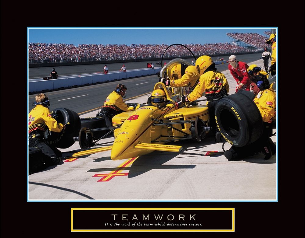 Wall Art Painting id:255499, Name: Teamwork - Pit Stop, Artist: Frontline