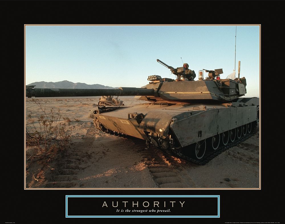 Wall Art Painting id:244103, Name: Authority - Tank, Artist: Frontline