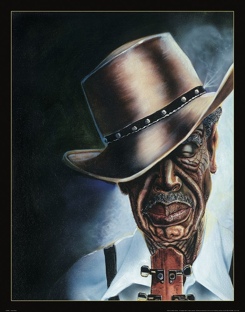 Wall Art Painting id:242440, Name: Blues Legend, Artist: Frontline