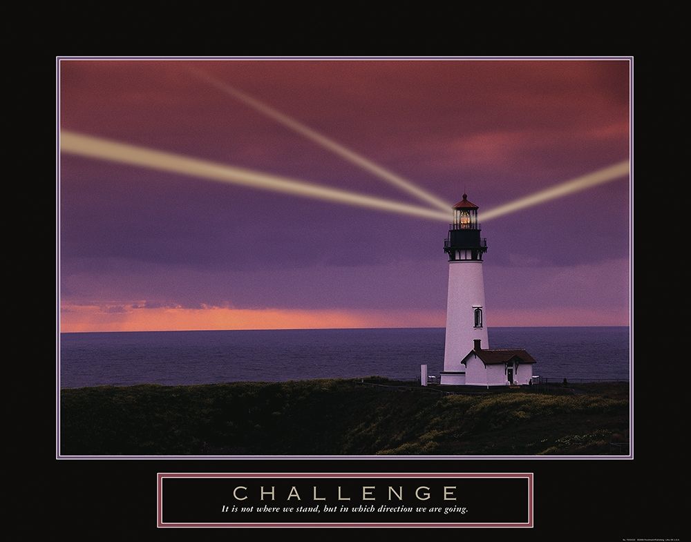 Wall Art Painting id:242397, Name: Challenge - Lighthouse, Artist: Frontline