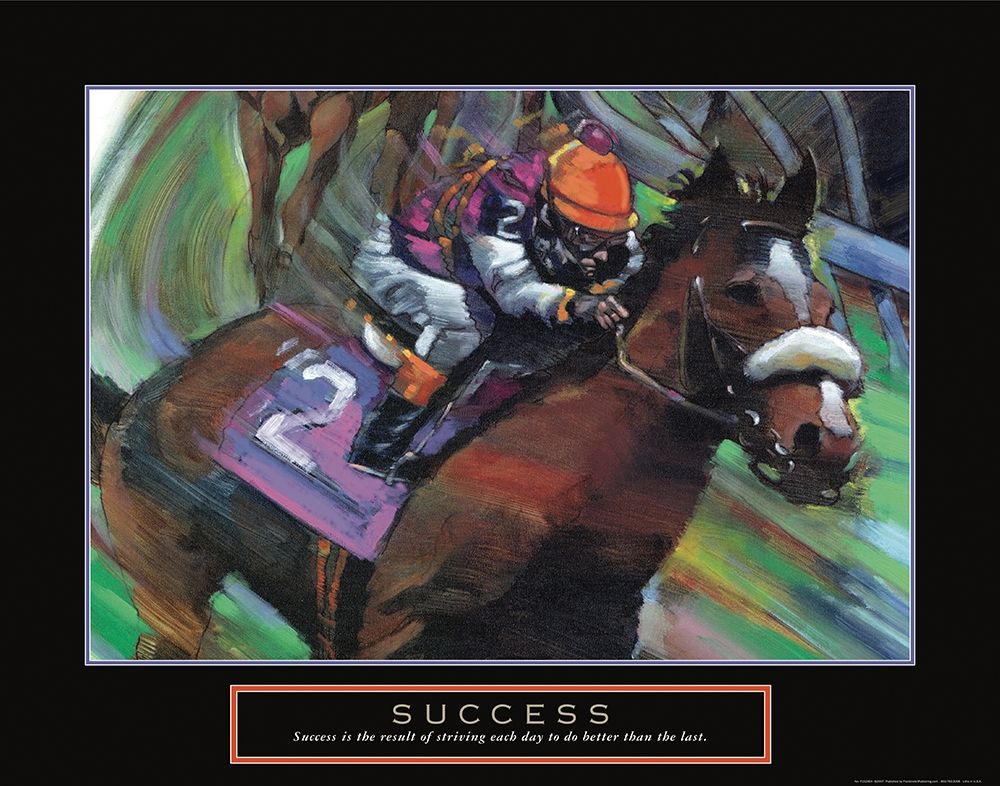 Wall Art Painting id:246259, Name: Success - Jockey, Artist: Frontline